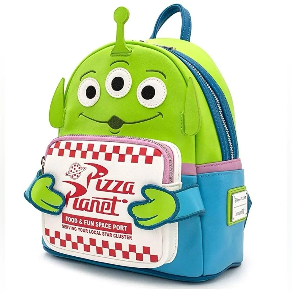 Disney Toy Story Alien Pizza Planet Mini Backpack NWT